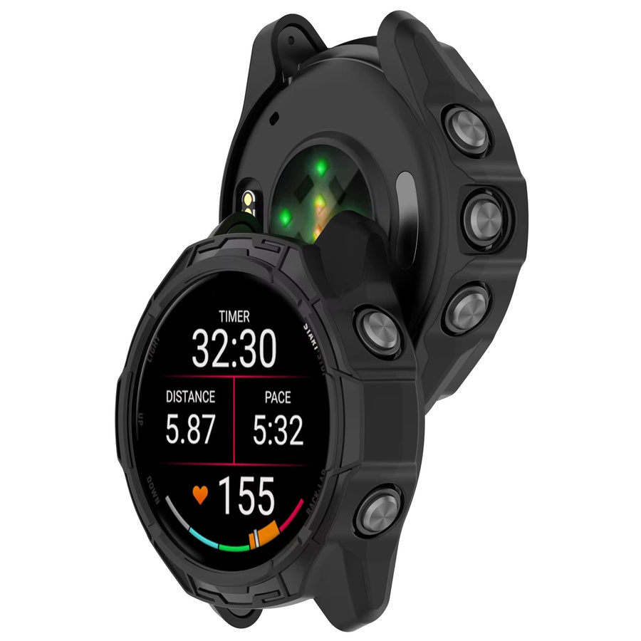 CHIICSMART Schutzhülle für Garmin Forerunner 570, Silikon, Green, Unisex - Bild 6