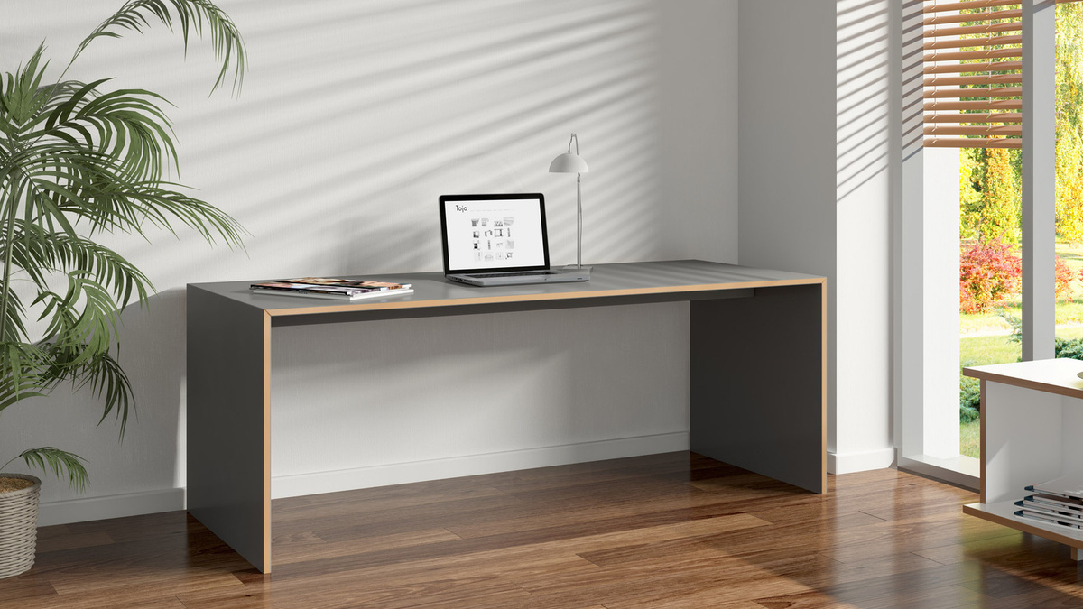 Tojo Eckschreibtisch Modern in Rechteckform mit Matt-Finish für dein Home-Office - Bild 2