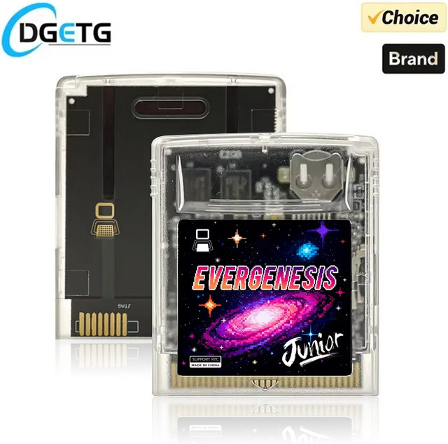 EZJunior GB-Spielkarte mit 8 GB MicroSD für GB GBC SP Spielekonsolen, transparent - Bild 1