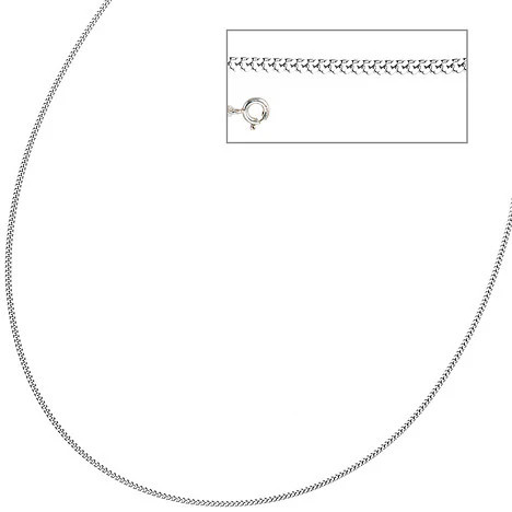 Colfem Panzerkette 925 Sterling Silber, 1,7 mm, 36 cm, Unisex - Bild 1