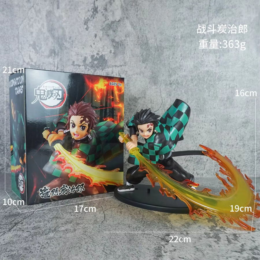 Bandai Demon Slayer Kamado Tanjirou Agatsuma Zenitsu Kyoujurou, Actionfigur, Kunststoff, ab 3 Jahren - Bild 2