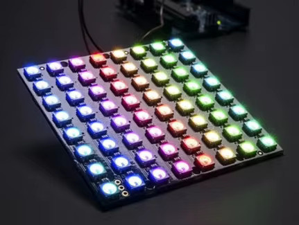 SAMIROB Matrix 8x8 64 DIY GyverLamp WS2812B LED Digital Flexible Individuell Adressierbare Panel Pixel Licht Anzeigetafel Multicolor - Bild 3
