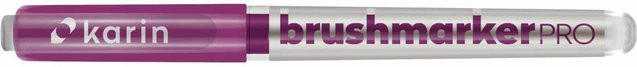 karin Brushmarker PRO Burgundy 075 Brushmarker mit Nylonspitze in Rot-Lila - Bild 1