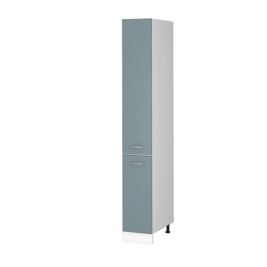Vicco Apothekerhochschrank R-Line Küchenschrank modern Blau-Grau/Weiß B/T/H: 30 x 48,04 x 207 cm - Bild 3