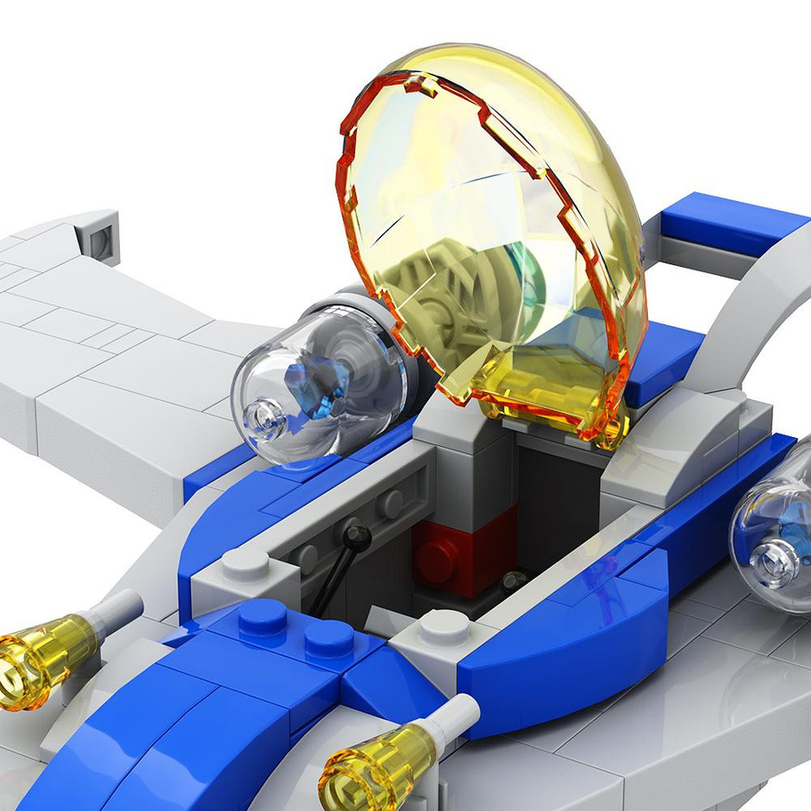 Gobricks Raumschiff Stadtblock Lernorientierte Display Spielzeuge ab 14 Jahren - Bild 2