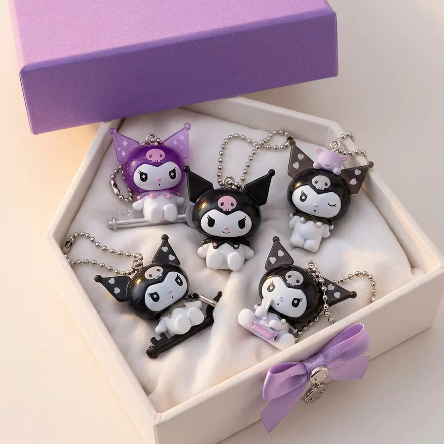 Sanrio Kuromi 20. Jubiläums-Schlüsselanhänger Blind Box Figur, Einzelfigur - Bild 2