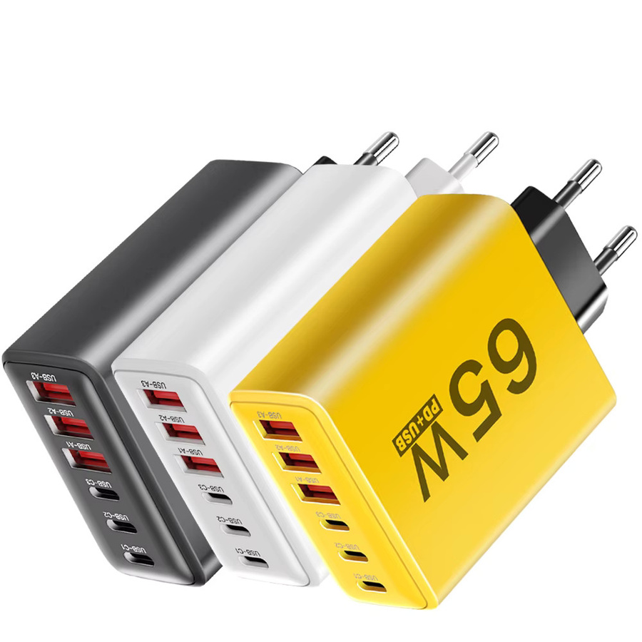 Maerknon 65W USB Typ C Multi Ports Schnellladegerät Wandadapter in Weiß - Bild 7