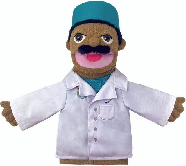 Yiran toy Handpuppe Plüsch, Cartoon-Berufsserie, 40cm - Bild 1