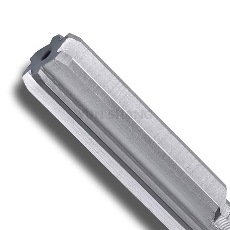 HSS Reibahle H7 mit geradem Schaft und 6 Flöten für CNC-Maschinen, Silber, Durchmesser 3mm-20mm - Bild 2