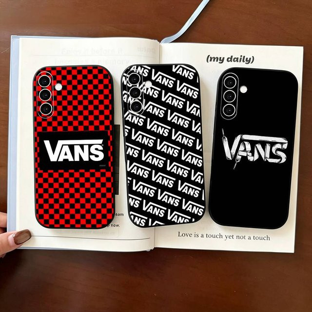 V-vans LOOG Brand Handyhülle für Samsung Galaxy A73 A72 A71 A70 A53 A52 A51 in Schwarz weich - Bild 1