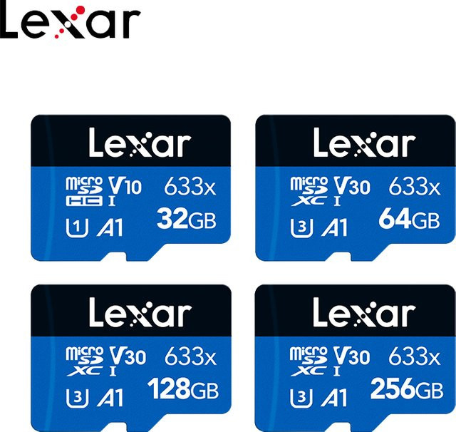 Lexar 633x Micro SD Karte UHS-I A1 High Speed Speicherkarte in Blau - Bild 1