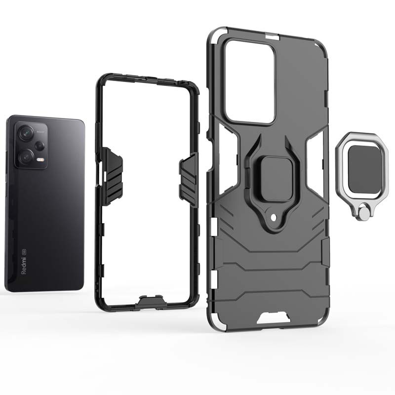 Stoßfeste Armor Handyhülle von Tsimak für Xiaomi Redmi Note 12 13 Pro Plus A3 12S 12C 13C 14C 4G 5G zum Schutz der Rückseite - Bild 3