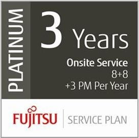 Ricoh Scanner Service Program 3 Jahre Platinum Service Plan für Fujitsu Mid-Volume Production Scanner in Schwarz - Bild 1