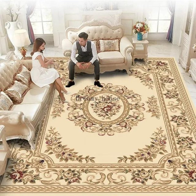 Weicher Flanell-Teppich Lodestar in Beige, rutschfeste und waschbare Matte für Wohnzimmer, Schlafzimmer oder Kinderzimmer, B/T: 60 x 40 cm - Bild 1