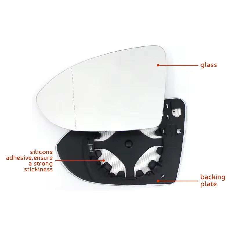Beheizter Außenspiegel Glas für Volkswagen VW Golf 7 MK7/MK7.5 GTI GTD und Touran 5T links oder rechts - Bild 2