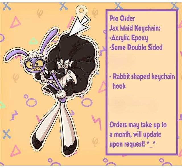 Bandai TADC Jax Maid Outfit Acryl-Epoxid-Schlüsselanhänger, Erweiterung - Bild 1