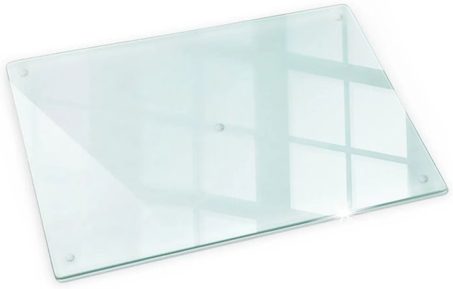 Tulup Glas Schneidebrett Rechteckig Transparent B/T: 80 x 52 cm - Bild 1