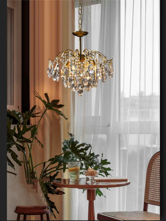 JIANKEXING Luxus Kristall Kronleuchter mit integriertem LED für Wohnzimmer, Esszimmer und Schlafzimmer - Bild 2