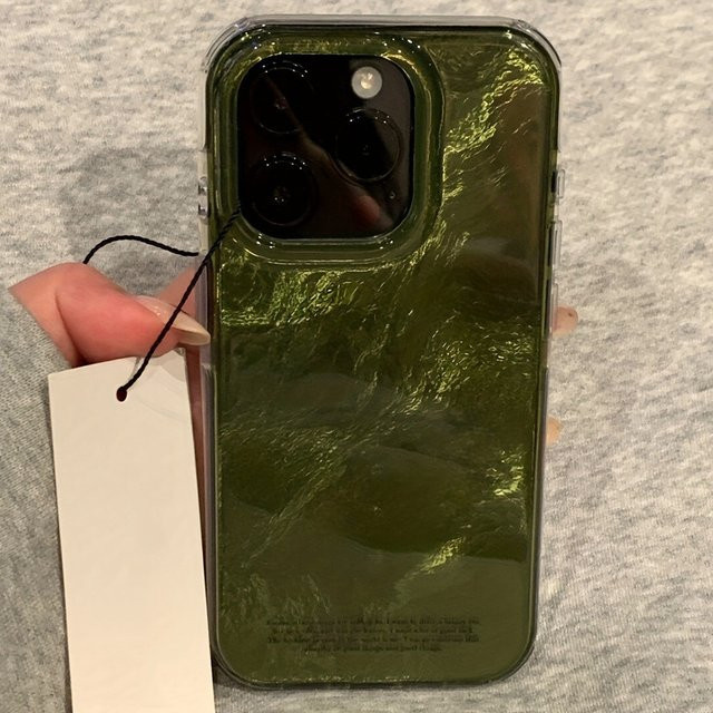 Grüne Handyhülle mit Graffiti-Buchstaben Design für Apple iPhone Modelle Hard Back Cover - Bild 1