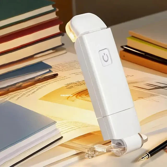 XIWANGFIRE Tragbare Mini-LED-Leselampe mit Clip und einstellbarer Helligkeit zur Augenpflege - Bild 1