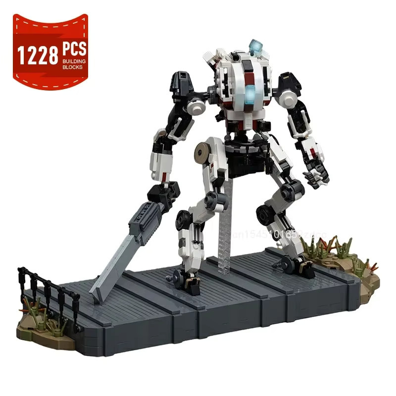 Garno Moc-Spiel Titan Falled Pionier Ronin-Klasse Mecha Roboter Modell, Baustein Set - Bild 3