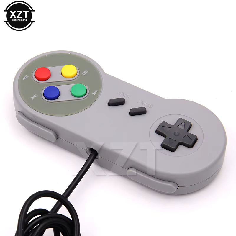 WYMECT USB Gaming Controller Joystick Gamepad in Grau für Nintendo SNES, Windows PC und Raspberry Pi 4 B - Bild 4