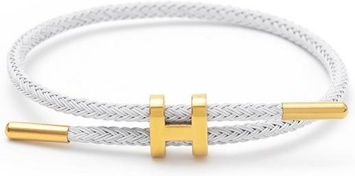 Miss Beauty26 Armband, geflochtenes Seil, weiß, Unisex - Bild 1