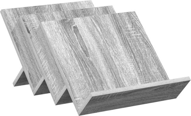 vidaXL Magazinregal in Grau Sonoma, modernes Standregal aus Holzwerkstoff, B/T/H: 53 x 40 x 28,5 cm - Bild 1