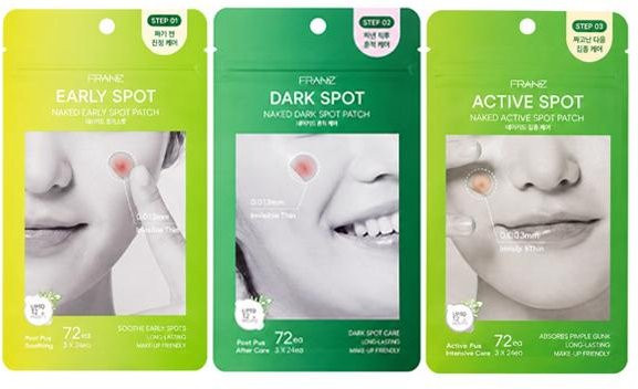 FRANZ Naked Spot Pickelpflaster, 72 Stück, für Unreine Haut/Akne - Bild 1