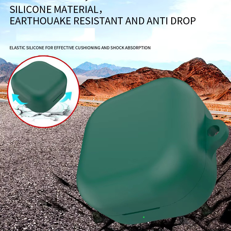 Silikonhülle für Samsung Galaxy Buds 4 Pro in Schwarz als Softshell Anti-Fall-Schutz - Bild 4