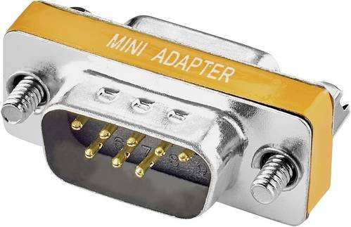 Renkforce Seriell Adapter mit 1x D-SUB-Buchse 9pol. und 1x D-SUB-Stecker 8pol. in Orange - Bild 1