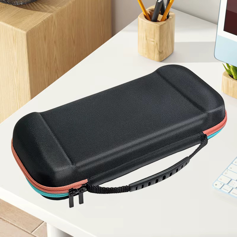Schutztasche für Nintendo Switch2 Spielkonsole in Rot-Blauer Farbkombination - Bild 3