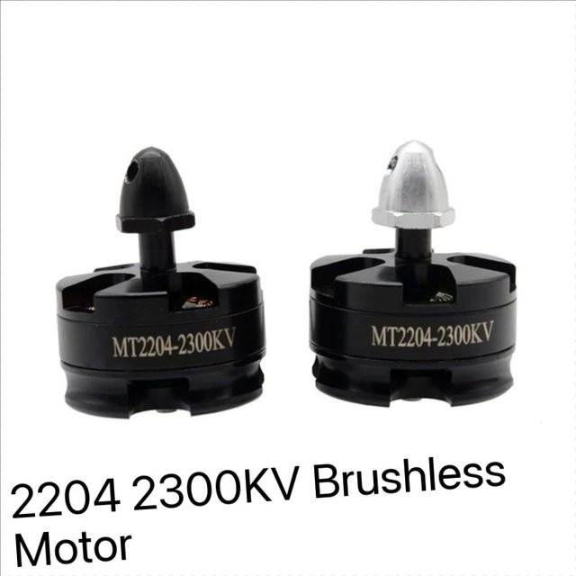 BANGSHE MT2204 2300KV Freestyle Drohne Quadcopter, Bürzerloser Motor, Metall, Schwarz - Bild 1
