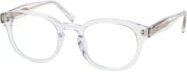MESSYWEEKEND BILLE Optics Korrektionsbrille, Rund, Vollrand, Transparent, Unisex, Kunststoff - Bild 1