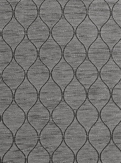 Heine Home Dekostore Grau aus 100% Polyester mit Grafikprint und blickdichtem Stoffpanel - Bild 1
