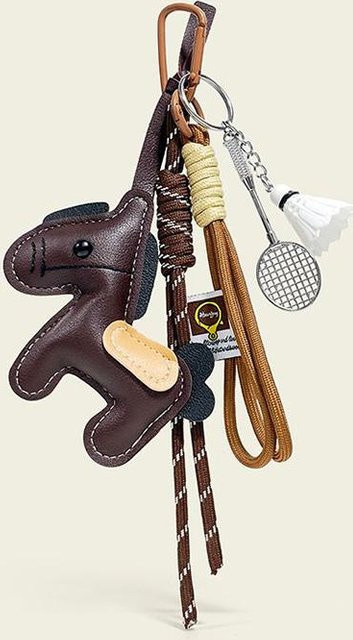 Rd lala Taschenanhänger Pferdejahr, PU-Leder, Unisex - Bild 1