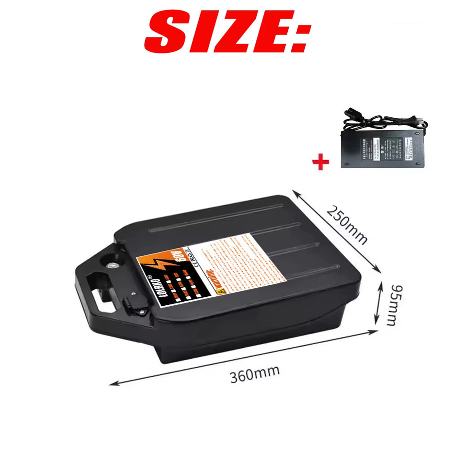 ALalito 18650 Lithium-Ionen-Akku 60 V für Elektromotorrad und Elektroroller, Farbe: Schwarz - Bild 2