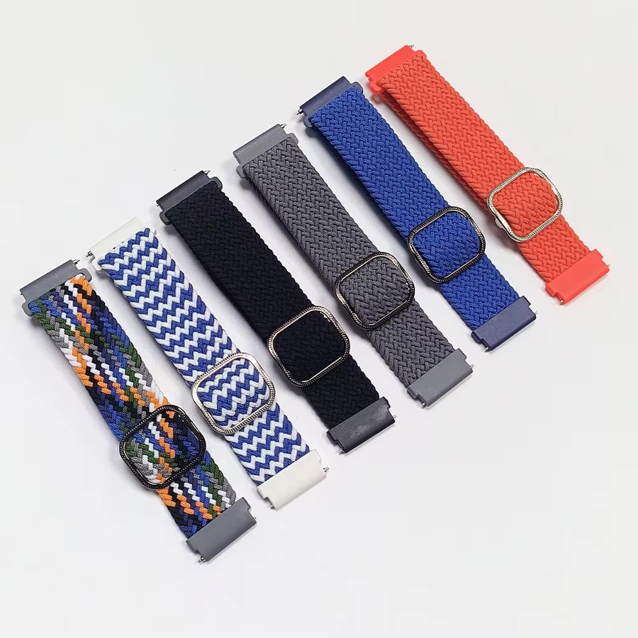 Uhrenarmband Nylon, geflochten, 22 mm, Unisex - Bild 2