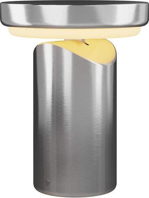 Maytoni Akku-Leuchte Topo Rot LED aus Metall in Grau, 220lm, 2700K, Durchmesser: 15,8 cm, Höhe: 20 cm - Bild 1