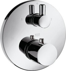 Hansgrohe Axor Uno UP-THM Fertigmontageset mit Ab- und Umstellventil und Thermostat in Chrom - Bild 1