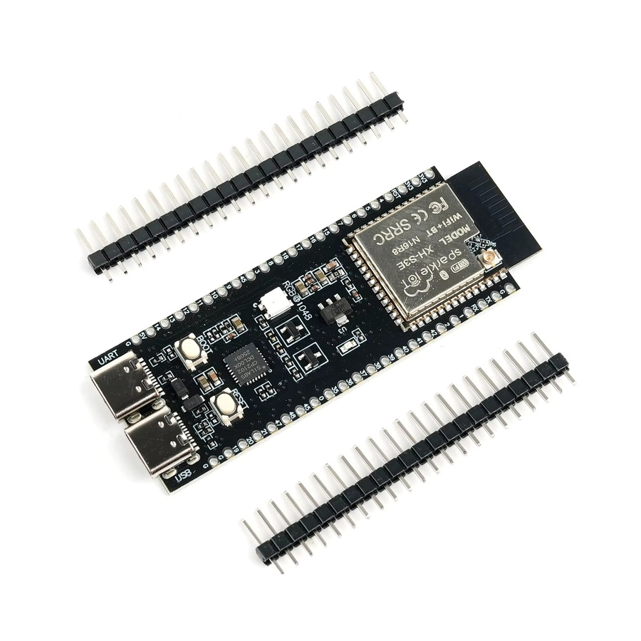 2 Stück RCmall ESP32-S3-DevKitC-1 N16R8 Entwicklungsboard mit Wi-Fi und Bluetooth, 16MB Flash, Schwarz - Bild 2