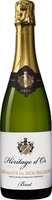 Héritage d’Or Crémant de Bourgogne Brut, Chardonnay/Gamay, Frankreich, 0,75 l - Bild 1