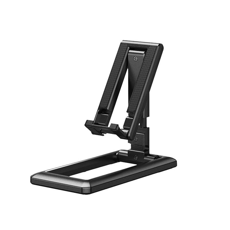 Faltbarer Tablet- und Handy-Desktop-Ständer für iPad, iPhone und Samsung in Schwarz - Bild 6