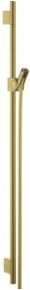 Hansgrohe Axor Uno Brausestange in Brushed Brass mit 1600 mm Schlauch und verstellbarer Höhe, Länge: 900 mm - Bild 1
