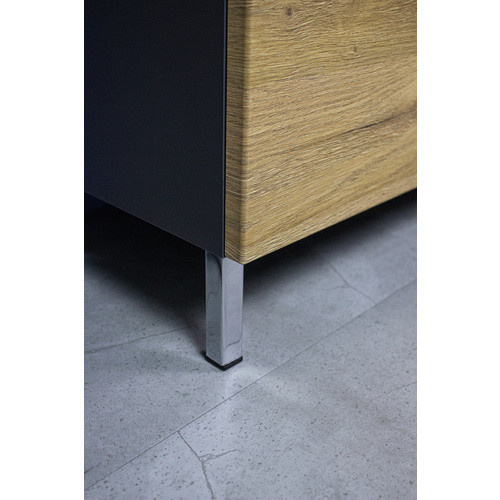 Germania Schrank Mauresa Graphit/Grandson-Eiche-Nb. B/H/T: 34 x 120 x 34 cm - Bild 3