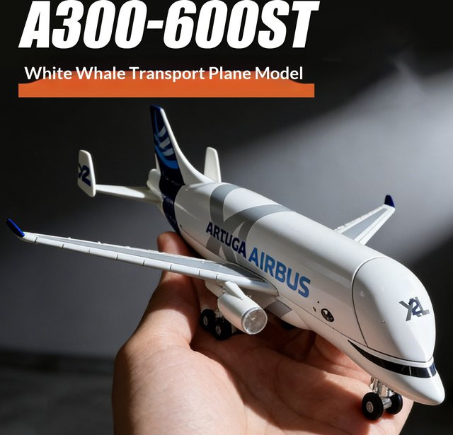 Maisto Beluga Flugzeugmodell Airbus A330-600ST, Fahrzeug, weiß - Bild 1