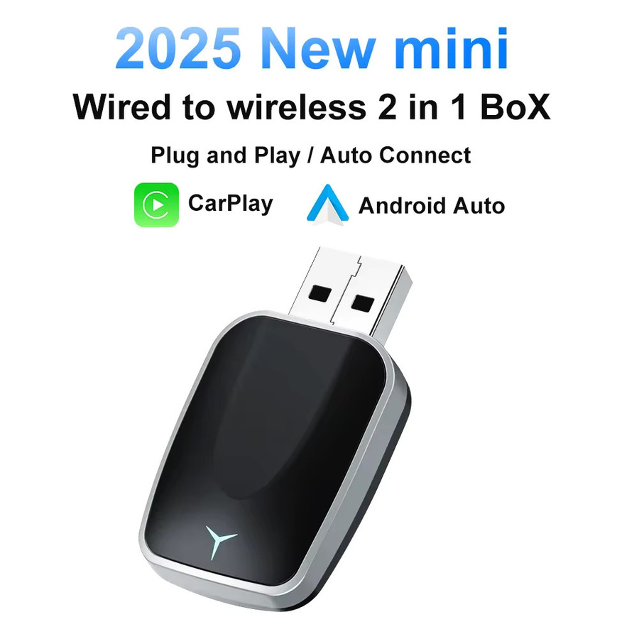 FLIXIVI 2in1 Wireless CarPlay und Android Auto Adapter Smart Mini Box in Schwarz für Nissan - Bild 2