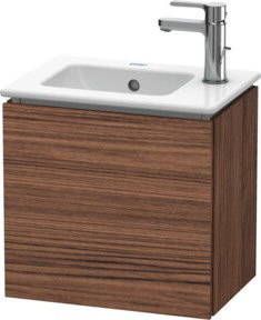 Duravit L-Cube Waschtischunterschrank wandhängend, Nussbaum dunkel, B: 42 cm, H: 40 cm, T: 29,4 cm - Bild 1