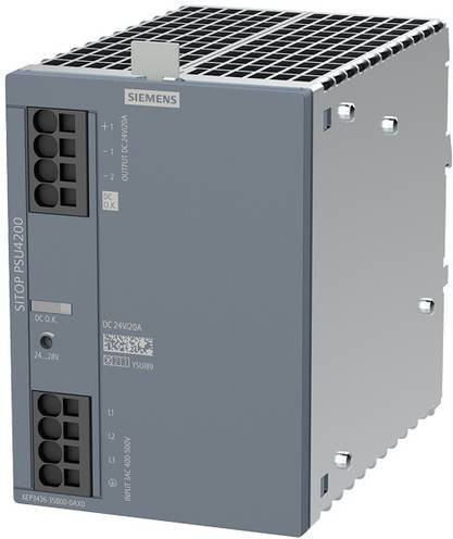 Siemens Hutschienen-Netzteil 6EP34363SB000AX0 in Grau - Bild 1