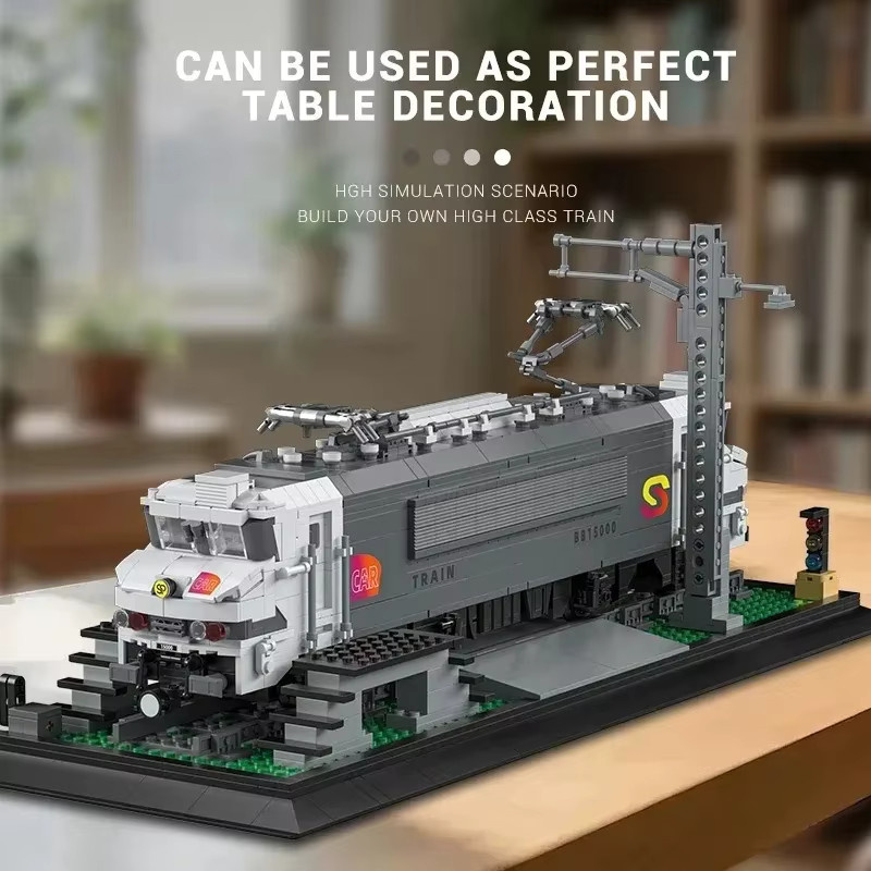 XMWL Elektrische Hauptlinien-Lokomotive, Baustein-Set, 2053 Teile - Bild 3